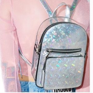Current Mood Holographic Mini Backpack